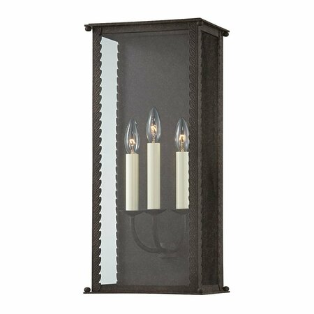 TROY 3 Light Large Exterior Wall sconce B6713-FRN